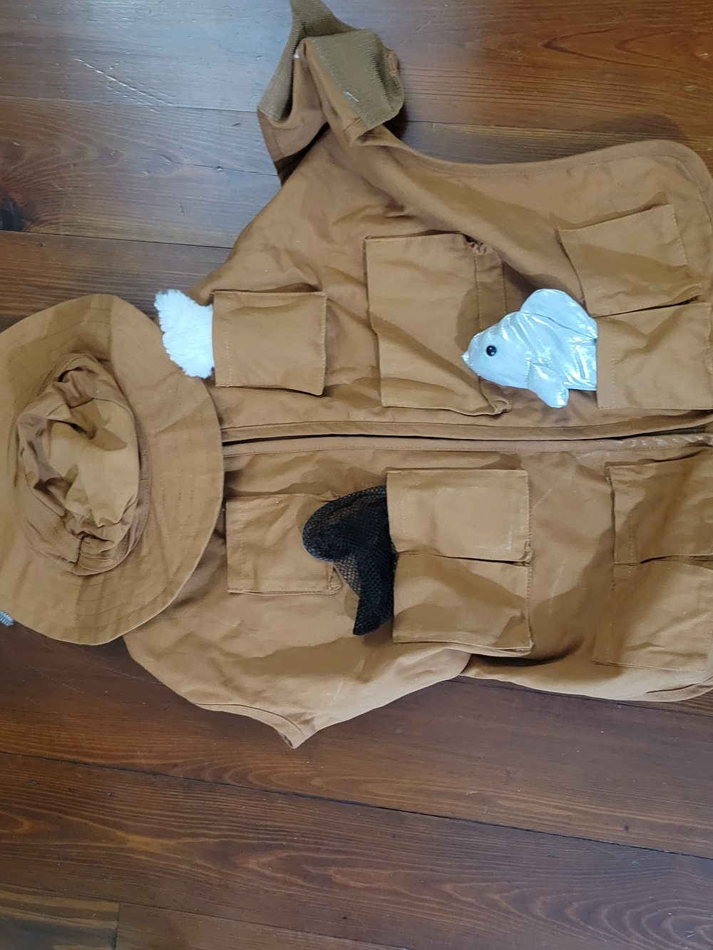 XL Dog Costume Fisherman